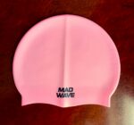 Шапочка для плавания силиконовая увеличенного объема MadWave MULTI BIG чёрная