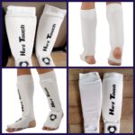 Захист гомілки та стопи HARD TOUCH, розміри S-XL, колір - білий