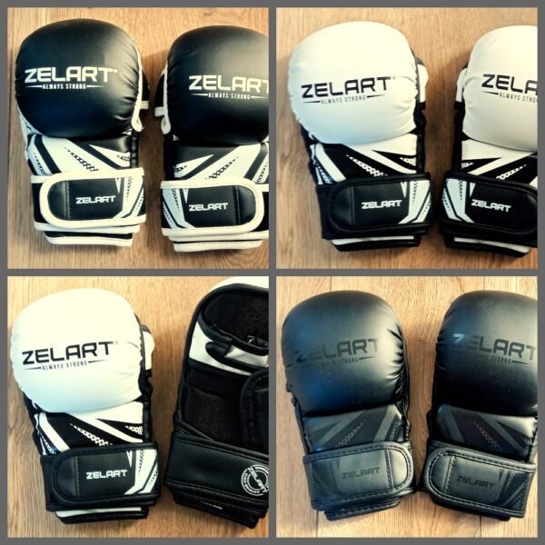 Перчатки для смешанных единоборств Zelart, размер S-XL, цвет - чёрный<span> - </span>размер S