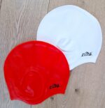 Шапочка для плавания с объемными ушками CIMA,силикон, цвета в ассортименте - Белый