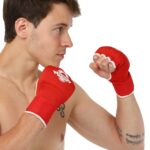 Перчатки-бинты внутренние HARD TOUCH ,размер XS-XL, цвет -красный