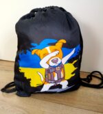 Рюкзак-мешок для обуви и одежды " Пёс  PATRON", цвет черный