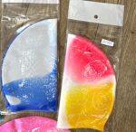 Шапочка для плавания силиконовая "Узор", цвета в ассортименте