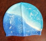 Шапочка для плавания силиконовая "Узор", цвета в ассортименте