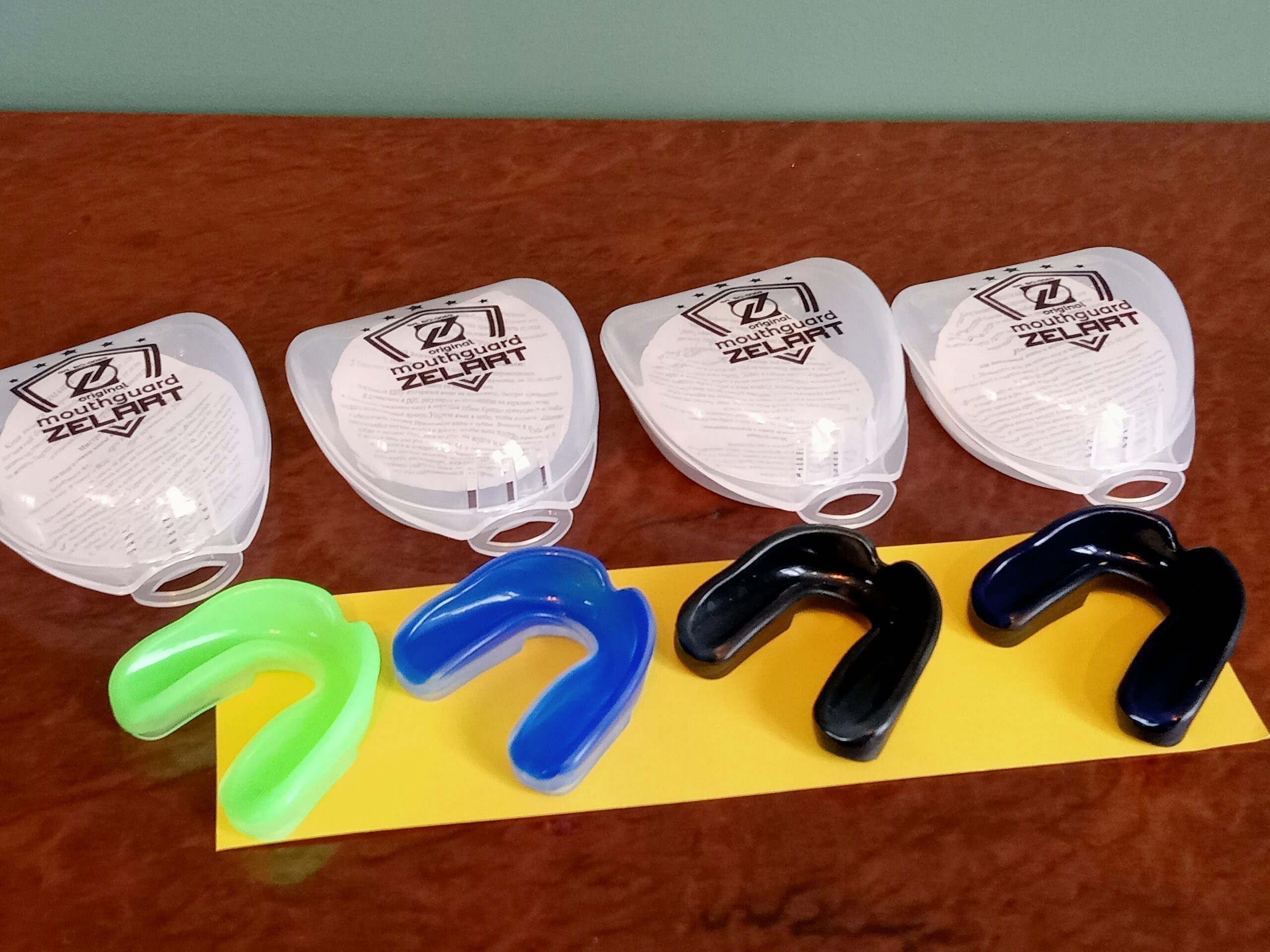 IMG20241010110010 Капа боксерська однощелепна дитяча (кольори в асортименті)