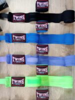 Бинты боксерские TWINS (4 метра) хлопок с эластаном, цвет в ассортим.