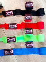 Бинты боксерские TWINS, 5метров, хлопок с эластаном, цвет в ассортименте