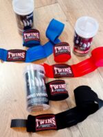 Бинты боксерские TWINS, 5метров, хлопок с эластаном, цвет в ассортименте