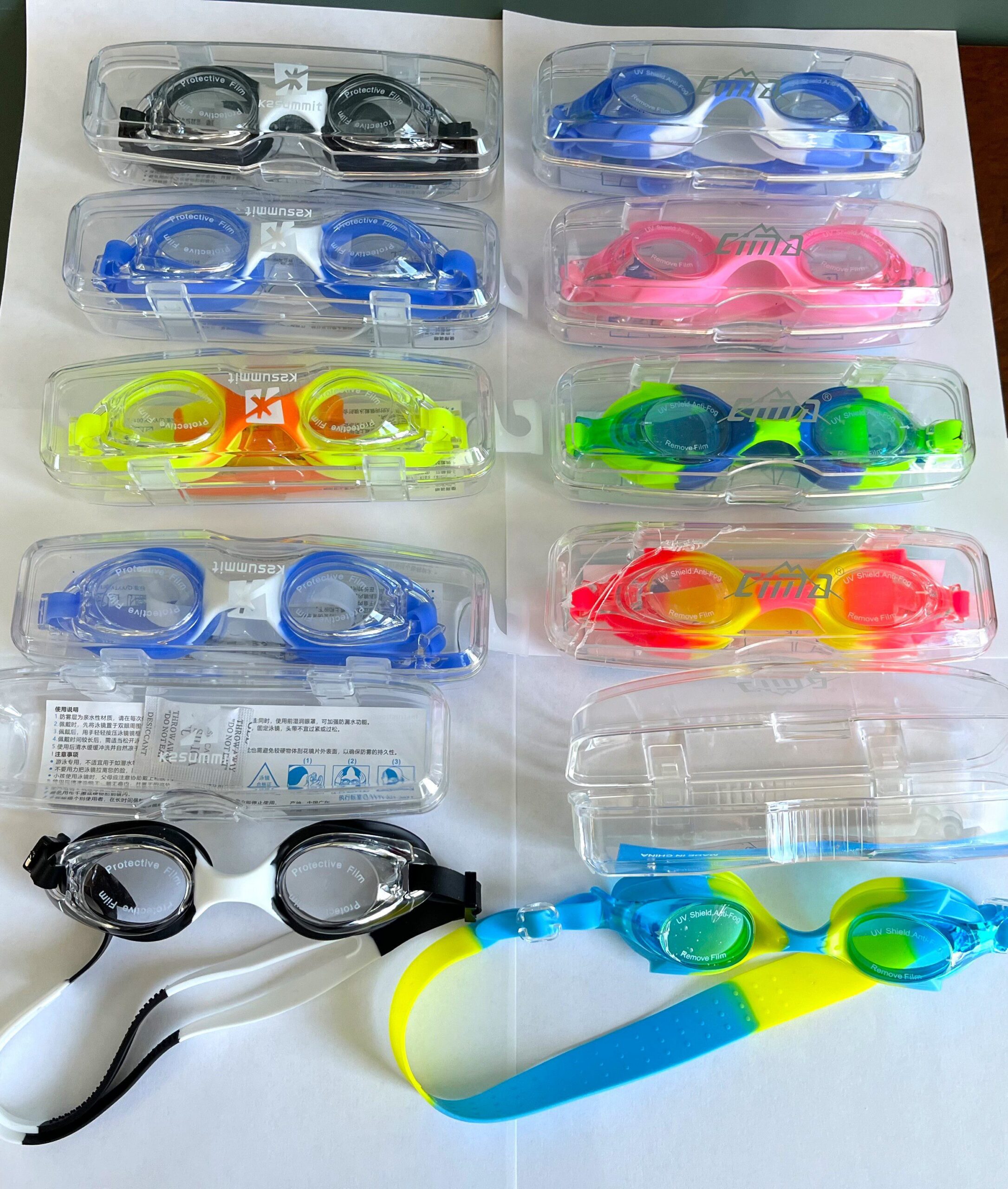 Очки для плавания взрослые CIMA, цвета в ассортименте