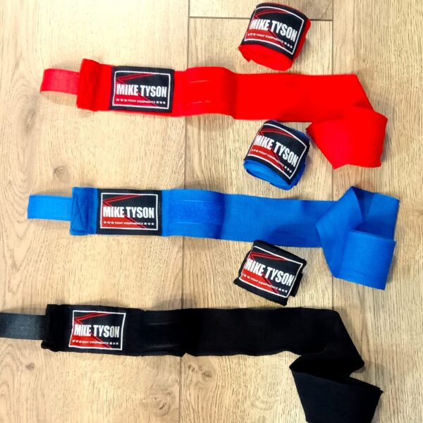 Бінти боксерські бавовна з еластаном MIKE TYSON, довжина - 3метри, кольори в асортименті