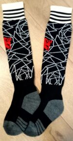 Гетри дитячі із символікою футбольного клубу SPOINT INTER MIAMI AWAY 2024, розмір 32-39, колір - чорний