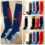 Гетри футбольні клубні SPOINT BARCELONA HOME, розмір 32-39, колір темно-синій-червоний