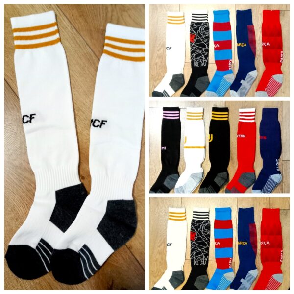 Гетри дитячі із символікою футбольного клубу SPOINT INTER MIAMI AWAY 2024, розмір 32-39, колір - чорний