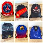 Рюкзак-мешок BARСELONA, цвет - синий-красный