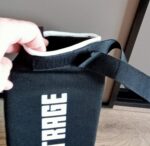 Захист гомілки та стопи з фіксатором FISTRAGE, розміри S-XL, колір - чорний