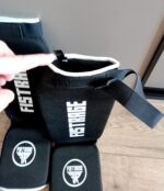 Захист гомілки та стопи з фіксатором FISTRAGE, розміри S-XL, колір - чорний