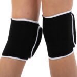 Наколінники дитячі гімнастичні, розмір XS (4-5 років), колір - чорний