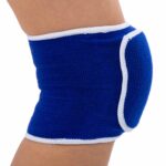 Наколінники дитячі гімнастичні, розмір XS (4-5 років), колір - синій
