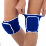 Наколінники дитячі гімнастичні, розмір XS (4-5 років), колір - синій