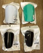 Щитки футбольні міні кольорові, розміри SM, кольори в асортименті