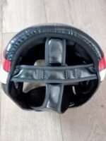 Шолом боксерський з повним захистом чорно-червоний, розмір SL
