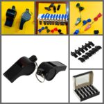 Свисток пластиковый черный