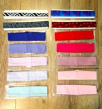 Повязка на голову с орнаментом (23х2 см), цвета в ассортименте