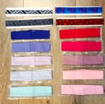 Повязка на голову с орнаментом (23х2 см), цвета в ассортименте