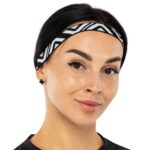 Повязка на голову с орнаментом (23х2 см), цвета в ассортименте