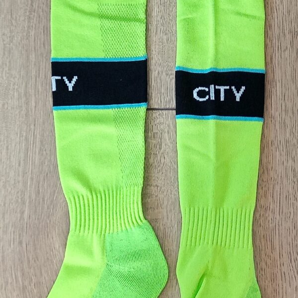 Гетри дитячі із символікою футбольного клубу AC MILAN HOME 2025, розмір 27-35, колір чорний