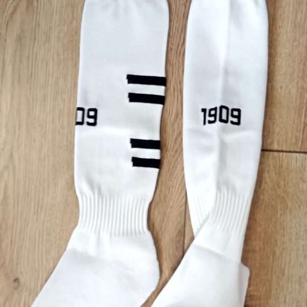 Гетры детские с символикой футбольного клуба AC MILAN HOME 2025, размер 27-35, цвет черный