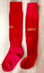 Гетри дитячі із символікою футбольного клубу AC MILAN HOME 2025, розмір 27-35, колір чорний