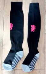 Гетры детские с символикой футбольного клуба  AC MILAN HOME 2025, размер 27-35, цвет черный