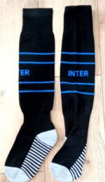 Гетры детские с символикой футбольного клуба AC MILAN HOME 2025, размер 27-35, цвет черный