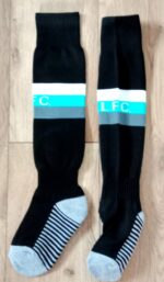 Гетри дитячі із символікою футбольного клубу AC MILAN HOME 2025, розмір 27-35, колір чорний