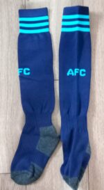 Гетры детские с символикой футбольного клуба AC MILAN HOME 2025, размер 27-35, цвет черный