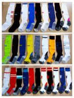 Гетри дитячі із символікою футбольного клубу AC MILAN HOME 2025, розмір 27-35, колір чорний