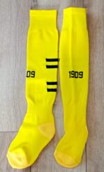 Гетры детские с символикой футбольного клуба  AC MILAN HOME 2025, размер 27-35, цвет черный