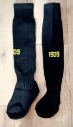 Гетри дитячі із символікою футбольного клубу AC MILAN HOME 2025, розмір 27-35, колір чорний