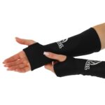 Нарукавники компрессионные волейбольные рукава с накладками для защиты рук (к-т из 2шт), цвет - черный