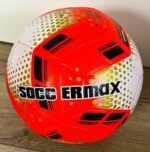 Мяч футбольный HYBRID SOCCERMAX FIFA, размер №5, матермал PU, цвет - красно-белый