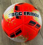 М'яч футбольний HYBRID SOCCERMAX FIFA, розмір №5, матеріал PU, колір - червоно-білий