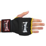 Перчатки-бинты внутренние гелевые из полиэстера TWINS,размер S-XL, цвет-чёрный (красная окантовка)