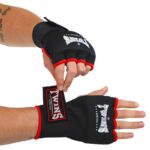 Перчатки-бинты внутренние гелевые из полиэстера TWINS,размер S-XL, цвет-чёрный (красная окантовка)