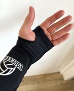 Нарукавники компресійні волейбольні (рукави з накладками для захисту)(к-т із 2шт) чорні