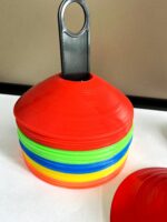 Фишка конус тренировочная (для футбола), размер 5х20см, цвета в ассортименте (цена за 1 шт. )