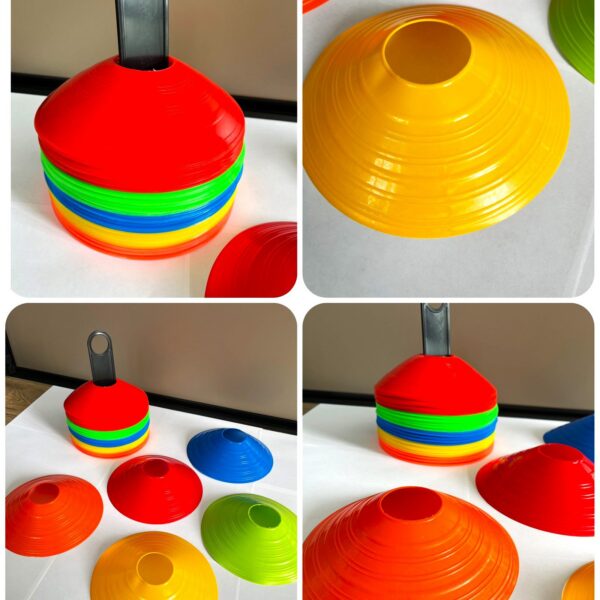 Фишка конус тренировочная (для футбола), размер 5х20см, цвета в ассортименте (цена за 1 шт. )