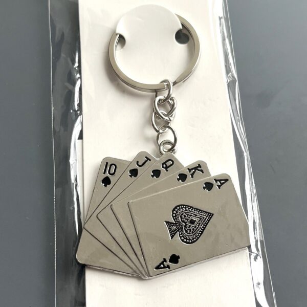 Брелок для ключей  "Мяч бейсбольный", металлический