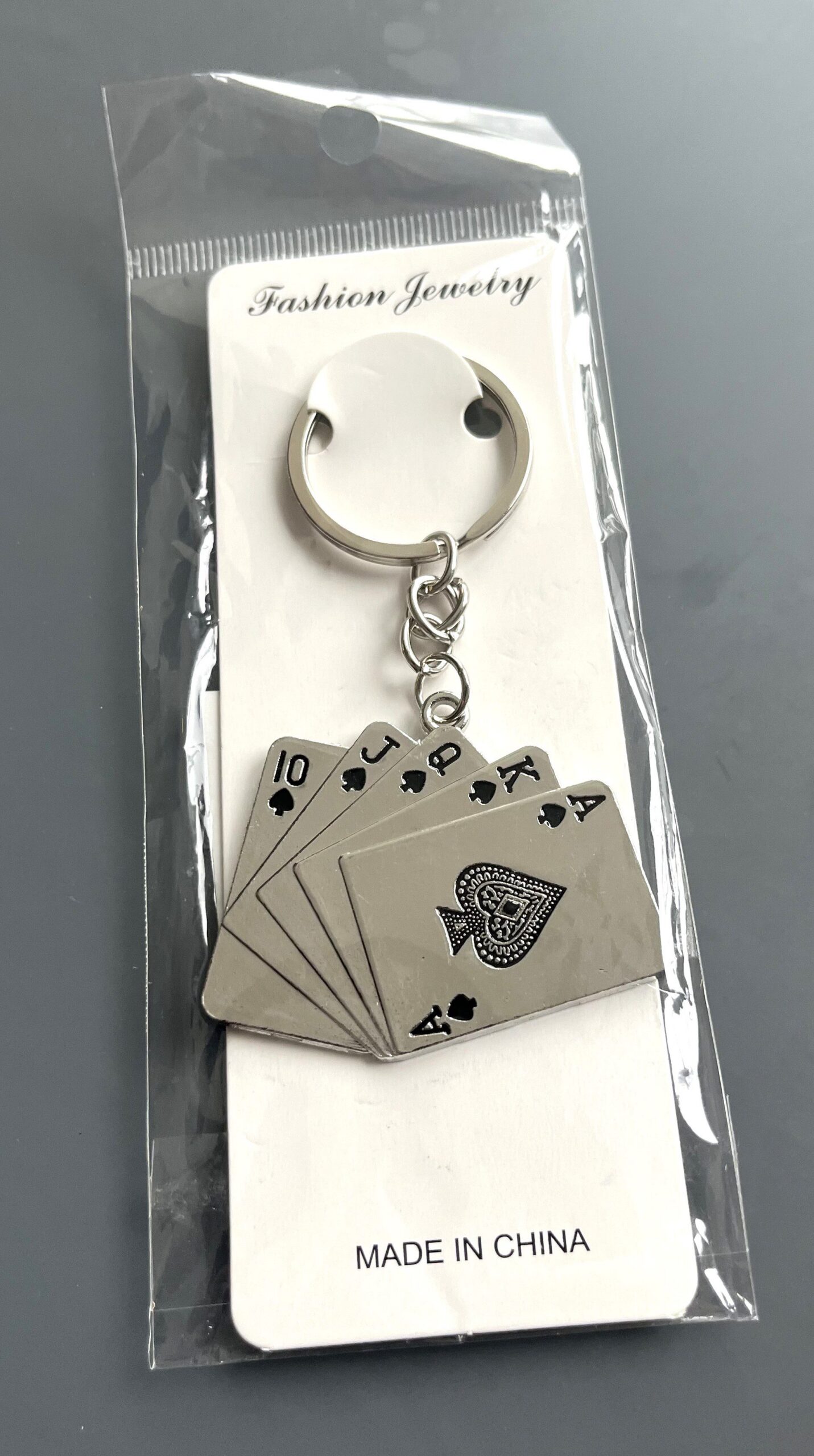 Брелок для ключей  "Мяч бейсбольный", металлический