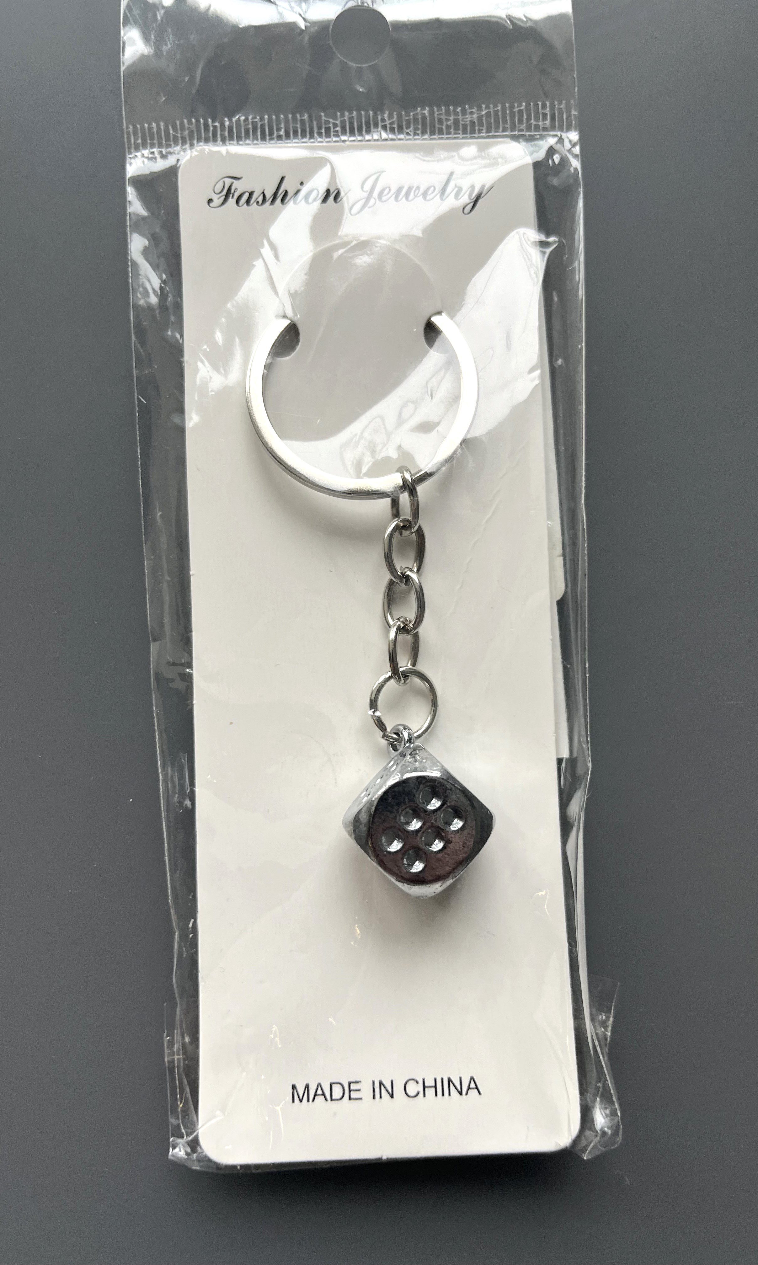 Брелок для ключей "Мяч бейсбольный", металлический